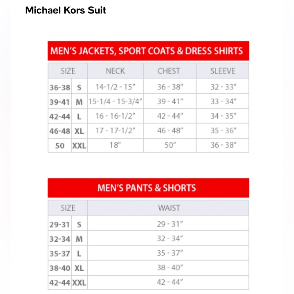 Michael Kors Men's Classic-Fit 100% Wool-Blend Stretch Solid Suit Jacket Sz.44R - Picture 16 of 16